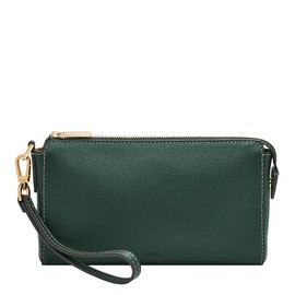 Fossil Women's Wristlet Pouch, Viridian, One Size