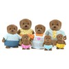 Li'l Woodzeez Animal Figurines Toy Dogs Collectible Playset + The