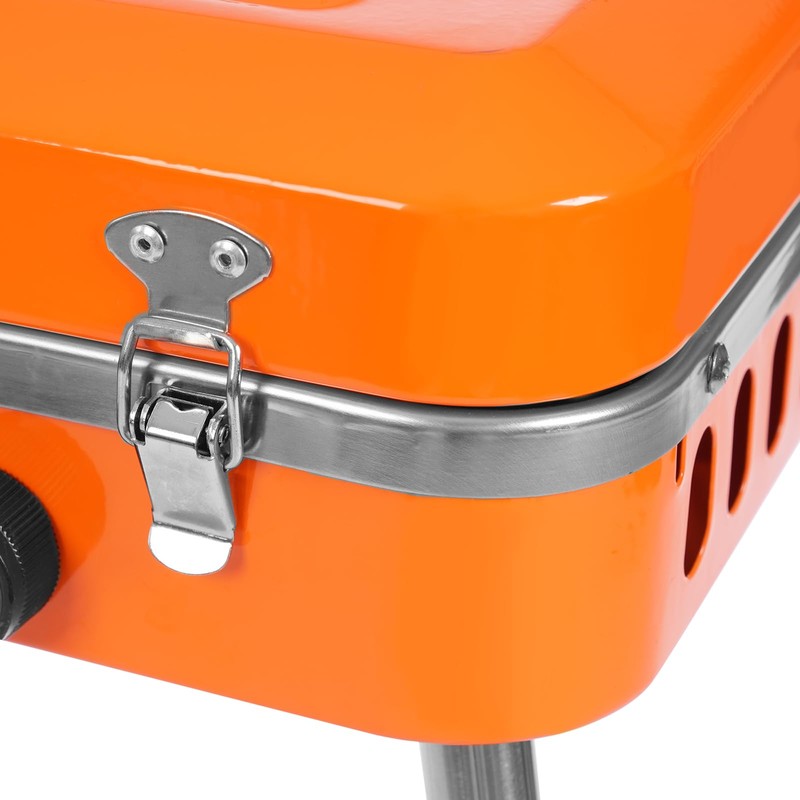 YIYIONCE Propane Gas Grill 2-Burner Portable Propane Griddle Outdoor BBQ