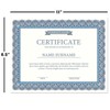 Elite Blue & White Parchment Certificate Papers - Pack of