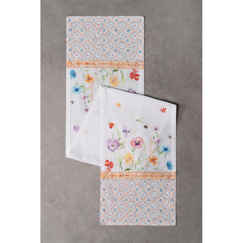 Maison d' Hermine Tablerunner 100% Cotton Table Runner Decorative Washable