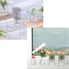 20 Pcs Plastic Cylinder Vase 3.93inch Bulk for Flowers Centerpieces,
