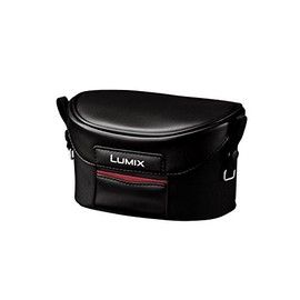 Panasonic 一眼カメラケース LUMIX 1.3L DMC-GF1C(H-H020装着時)専用ソフトケース ベルト通しあり ブラック DMW-CG3-K