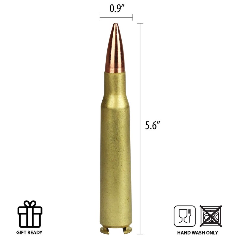 Barbuzzo 50 Caliber Bullet Shaped Bottle Opener