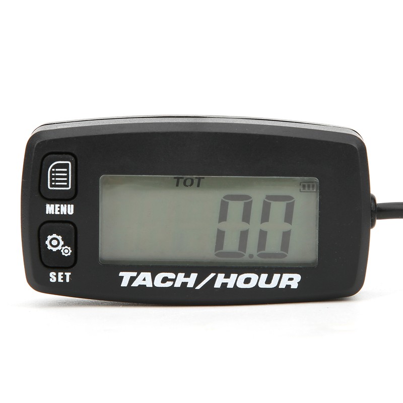 Portable Digital Hour Meter Counter Multifunction Accessory for Chainsaw Mower
