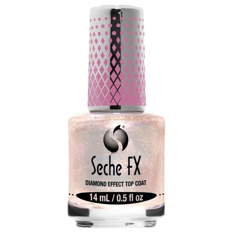 Seche Top Coat Efecto Diamante Pink 14.8ml