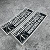 Warning Car Stickers Vehicle Speed is Monitored by GPS Speed