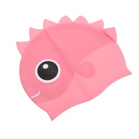 Healeved Gorro De NatacióN De Silicona para NiñOs Y Niñas DiseñO Dinosaurios Gorra Natacion NiñO Impermeable Flexible para Cabello Y Orejas 1 Pieza