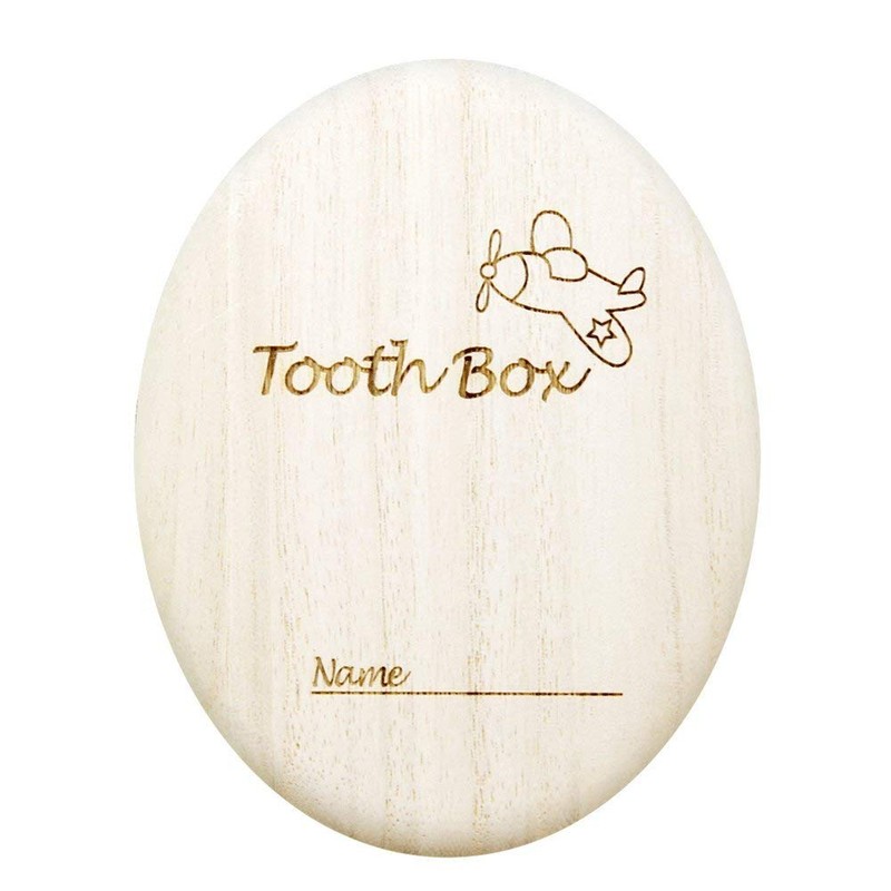 Milk Teeth Case [Made of High Quality Paulownia Natural Wood]