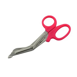 Trauma Shears 6.2'' Stainless Steel Medical Bandage Scissors EMT Shears for Emergency Supplies Nurse Utility Scissors (Pink)