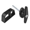 Shed Door Hardware Kit- Includes Hinges, Latches, and T-Handle Lock,