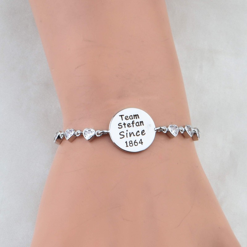 CENWA Team Damon/Stefan/Salvatore Since 1864 - Pulsera ajustable para regalo