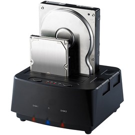 Xystec Hard Drive Dock: USB 3.0 Docking Station for SATA Hard Drives & SSDs with Clone Function (Hard Drive Clone Hardware, Hard Drive Copier, Docking Station Cloner)