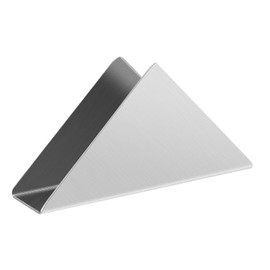 Stainless Steel Napkin Holder Triangle Napkin Dispenser Metal Napkin Organizer 1 Pack Silver