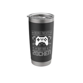 NERV NOT! AM GAMING Gamer Christmas Gamer Stainless Steel Insulated Tumbler