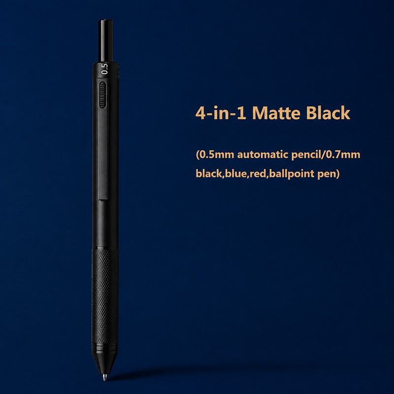 4-in-1 Multifunction Metal Pen for Office & School – 3