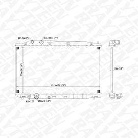 RAYTEN CU2926 Radiator Compatible with Honda Civic 2006-2011 2.0 L4 Si Mugen