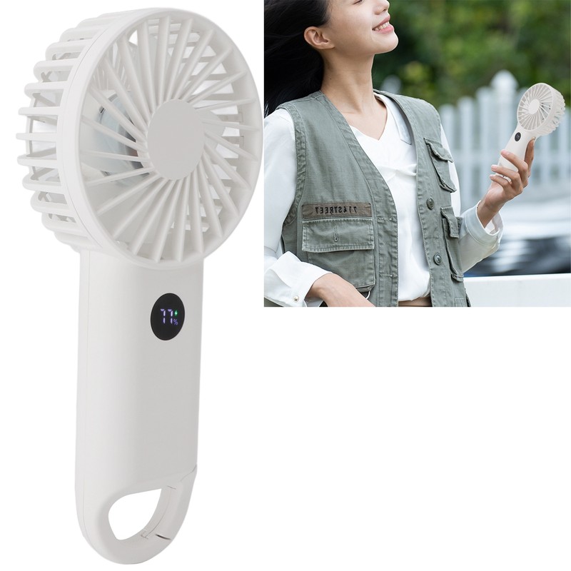 Handheld Fan Multifunction 100 Levels Stepless Speed Intelligent Digital Display