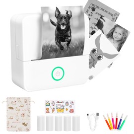 Label Maker Machine, Bluetooth Thermal Label Printer, Wireless Mini Label Makers Portable Sticker Printer with Multiple Templates for Home, School, Office Organization