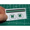 Marshall Thundering Herd Mini Football Gumball Helmets *DIECUT DECALS* Sunbelt