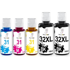 Miss Deer 31 32XL for HP 31 32XL Compatible with HP Smart Tank 7005 7006 7305 7306 7605 5105 5106 5107 455 515 519 530 558 559 570 655 670 750 790 All In One