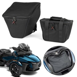 psler Front Storage Cargo Bag, Removable Front Trunk Luggage Bag with Built-in Insulated Leak Proof Cooler Bag for Spyder RT/RT-L/RT-S 2020-2021 2022 2023 2024 (Set of 2)