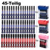 Geinxurn Impact Resistant Screwdriver Bits Set, 45 Pieces 50 mm