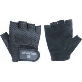 Silverton Pro Fitness Unisex Weightlifting Gloves - S, Black