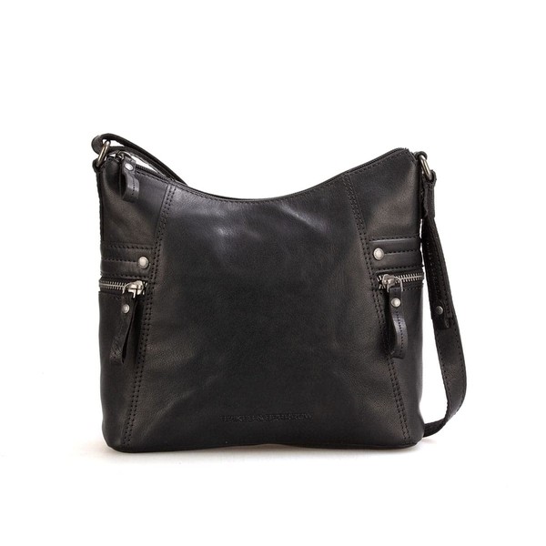 Spikes & Sparrow Crossbody Tas - Georgia - Zwart