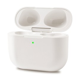 Wirelss Charging Case Compatible with AirPod 3, Replacement 3rd Generation Charger Case with Bluetooth Pairing Sync Button (Beige White)