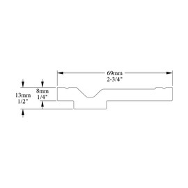 Orac Decor High Impact Polystyrene Crown Moulding, Primed White. Length: 78" (9 Pack)