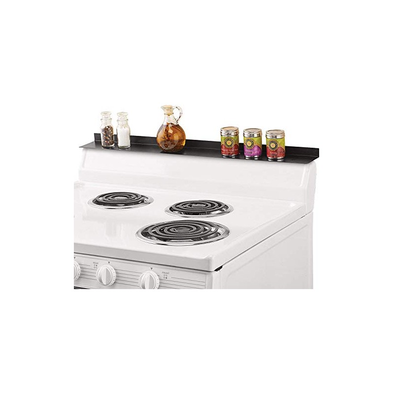 30" Magnetic Range Top Shelf - Black