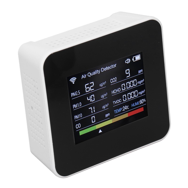 WiFi Air Quality Detector CO2 HCHO TVOC PM2.5 CO Monitor