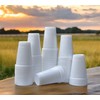 HOT BARGAINS 3000 X 7oz White Plastic Cups Reusable Water