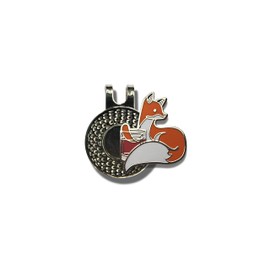 Mulligan Hooligan Fox Ball Marker + Magnetic Hat Clip, Unique Golf Gift, Premium Quality, The Perfect for Your Favorite Golfer, Golf Accessories for Any Occasions