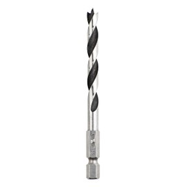 kwb Wood Spiral Drill Bit Diameter 3.0 mm with 1/4 Inch Hex Socket 513903 (CV Steel, Special 2-Chamfer Spiral Shape)