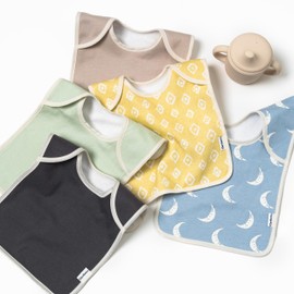 Gerber Baby Unisex Lap Shoulder Bibs 8-Pack, Multi Pink, One Size