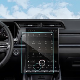 LUWU Terrain Screen Protector Compatible with 2025 GMC Terrain Interior Accessories 2025 GMC Terrain Elevation, AT4, Denali Screen Protector Tempered Glass 2025 GMC Terrain Screen Protector 15-Inch