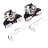 2Pcs LED Light Bar Mounting Bracket A Pillar Hood LED