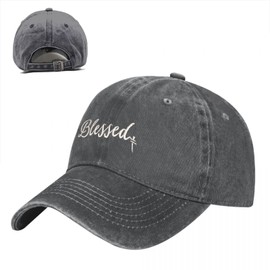 Aiojool Blessed Baseball Cap for Men Women Adjustable Embroidered Washed Baseball Hats