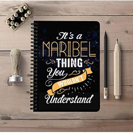 Unique Back To School Notebooks With First Name - It's a Maribel Thing You Wouldn't Understand - 150 College Ruled Pages, Size: 5"x7" Spiralbound Notebook Student Study, Office
