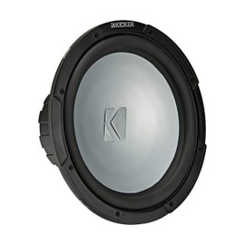 Kicker KM10 10-inch (25cm) Weather-Proof Subwoofer for Enclosures, 2-Ohm