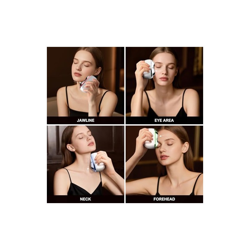 7 in 1 Facial Massager Tool for Skincare Routine, Hot