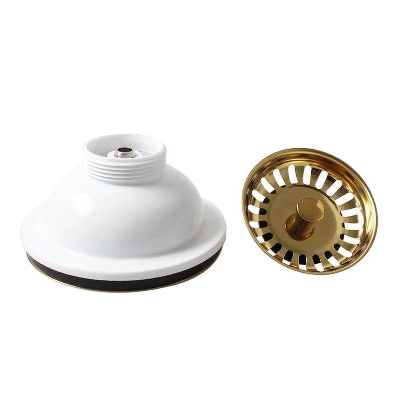 TALEA 114MM Kitchen Sink Basket Strainer (Gold),Gold Sink Waste Kit,xk185c036-U