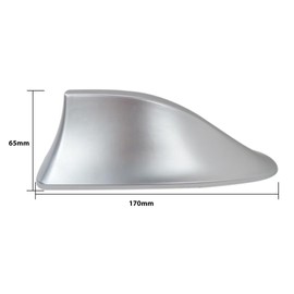 Universal Shark Fin Roof Antenna Cover for 2016 Hyundai Sonata Sport Sedan 4-Door 2.4L 2359CC l4 Gas DOHC Naturally Aspirated(Silver) New