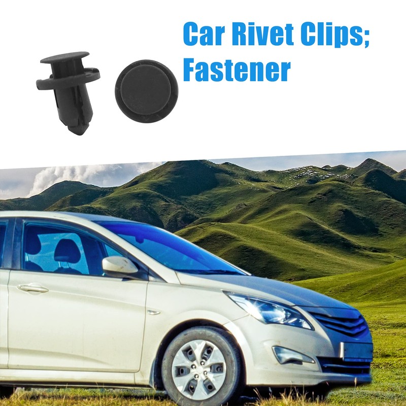A ABSOPRO 50 Set Car Rivet Bumper Retainer Clip 8
