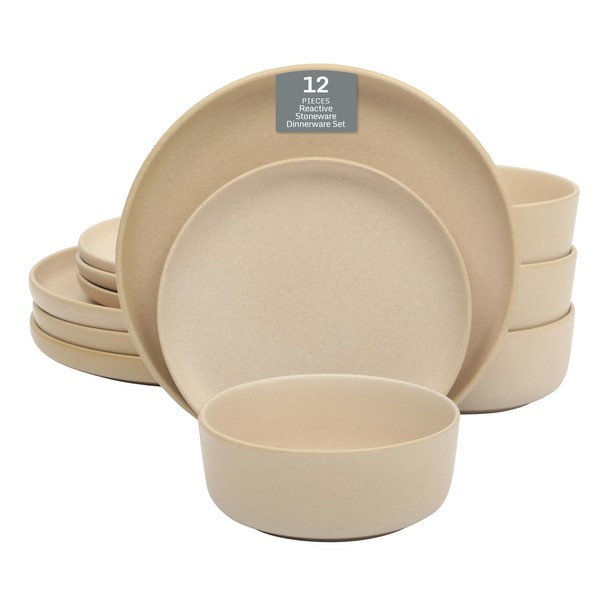 Gibson Elite Pasco 12 Piece (Service for 4) Plates and