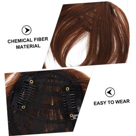 OHPHCALL Natural Invisible Fake Bangs Clip in Hair Extensions for Women Volume Enhancer Face