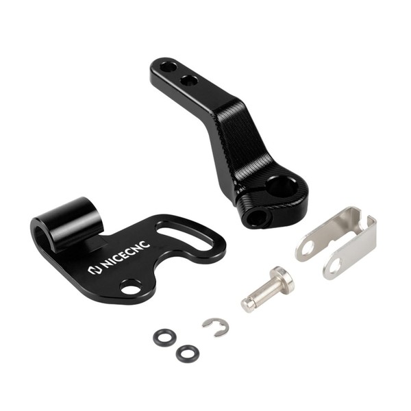 NICECNC Black One Finger Clutch Lever Clutch Arm Compatible with