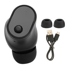Single Bluetooth Mini Earbuds Bluetooth 5.2 Noise Reduction Ergonomic Digital Display Single Ear Wireless Headphone